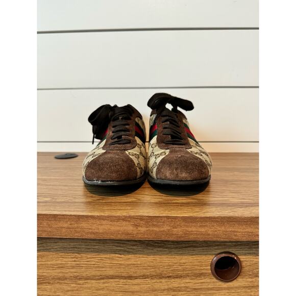 Gucci GG sneakers, Nylon and suede size 8 1/2 - Picture 4 of 15